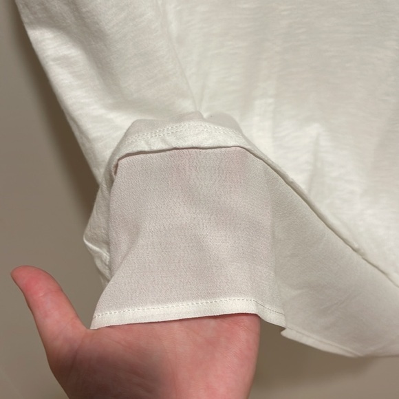 NWT Soft Surroundings Metaphor Tshirt White Small - Picture 4 of 7